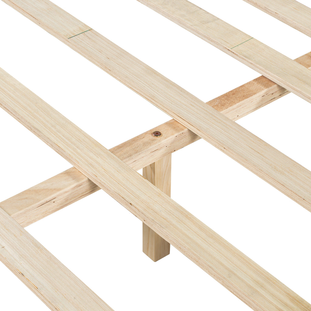 Queen Size Premium Pine Wood Queen Bed Frame