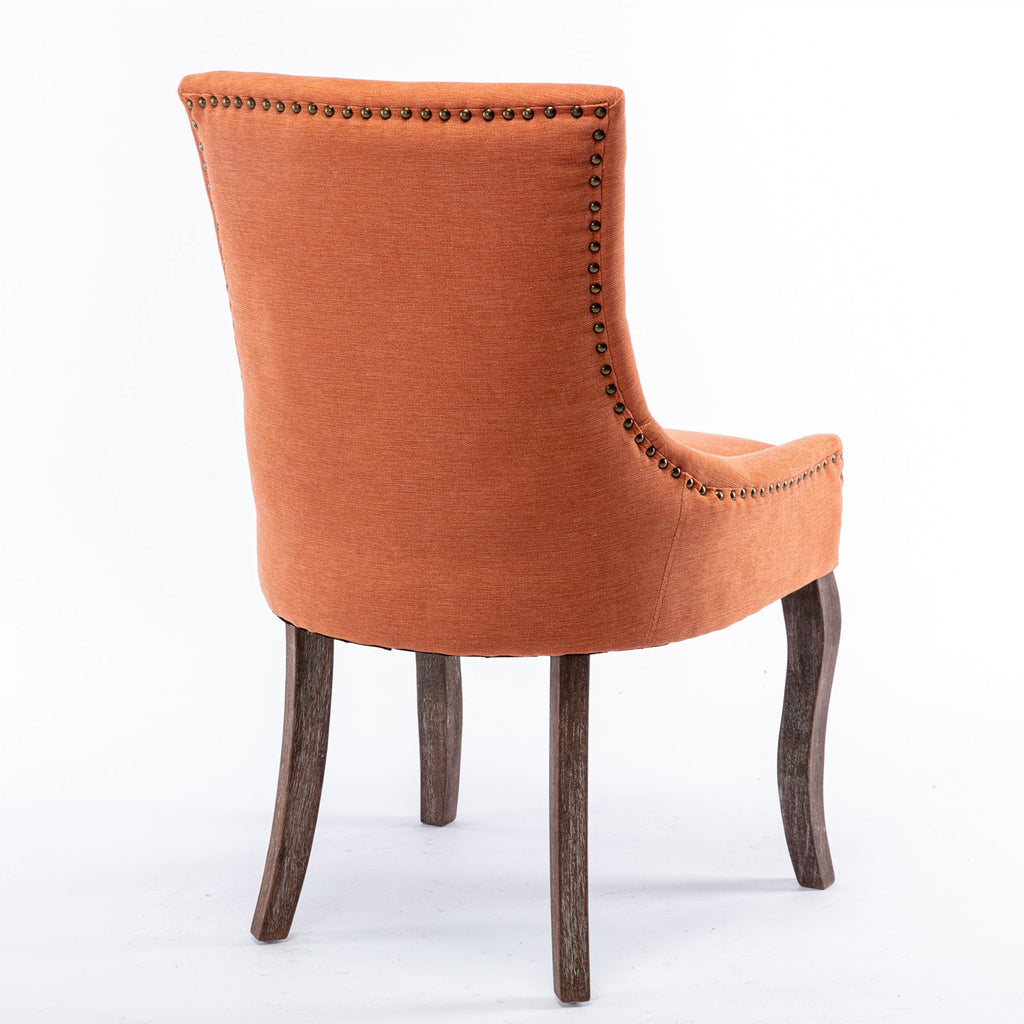 Ultra Side Thickened Fabric Dining Chair (Set of 2)