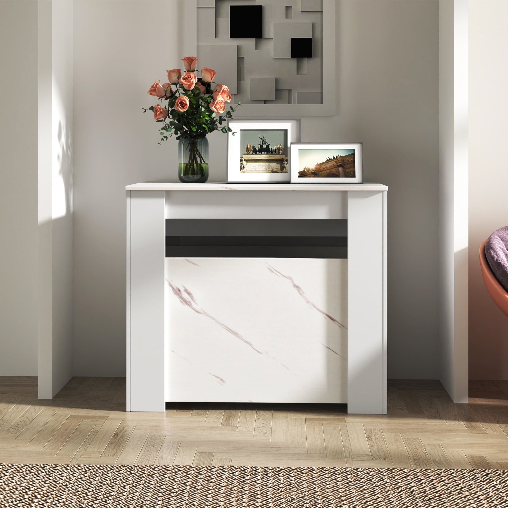 Multifunctional Extendable Console Table