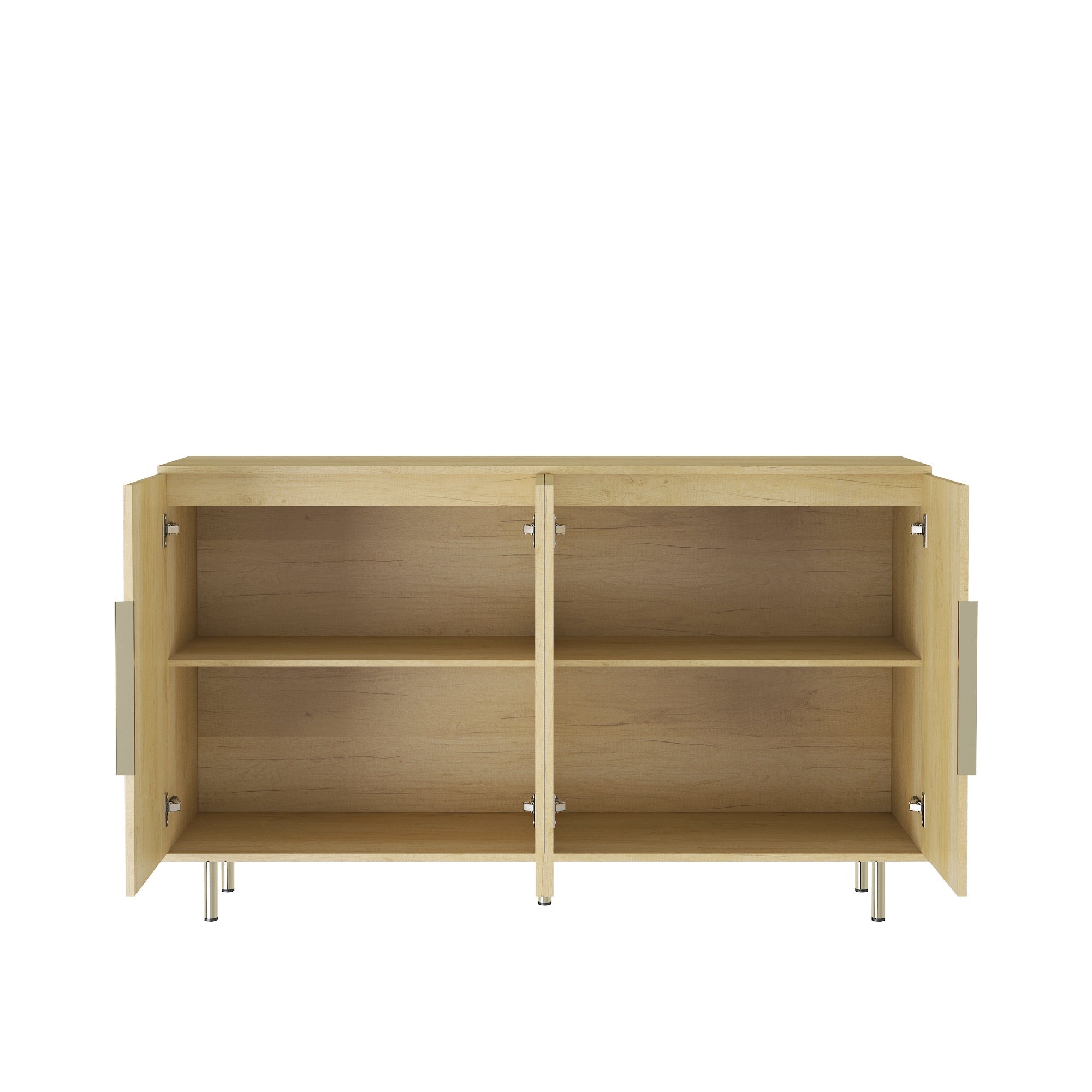 Modern Wood Buffet Cabinet with Storage