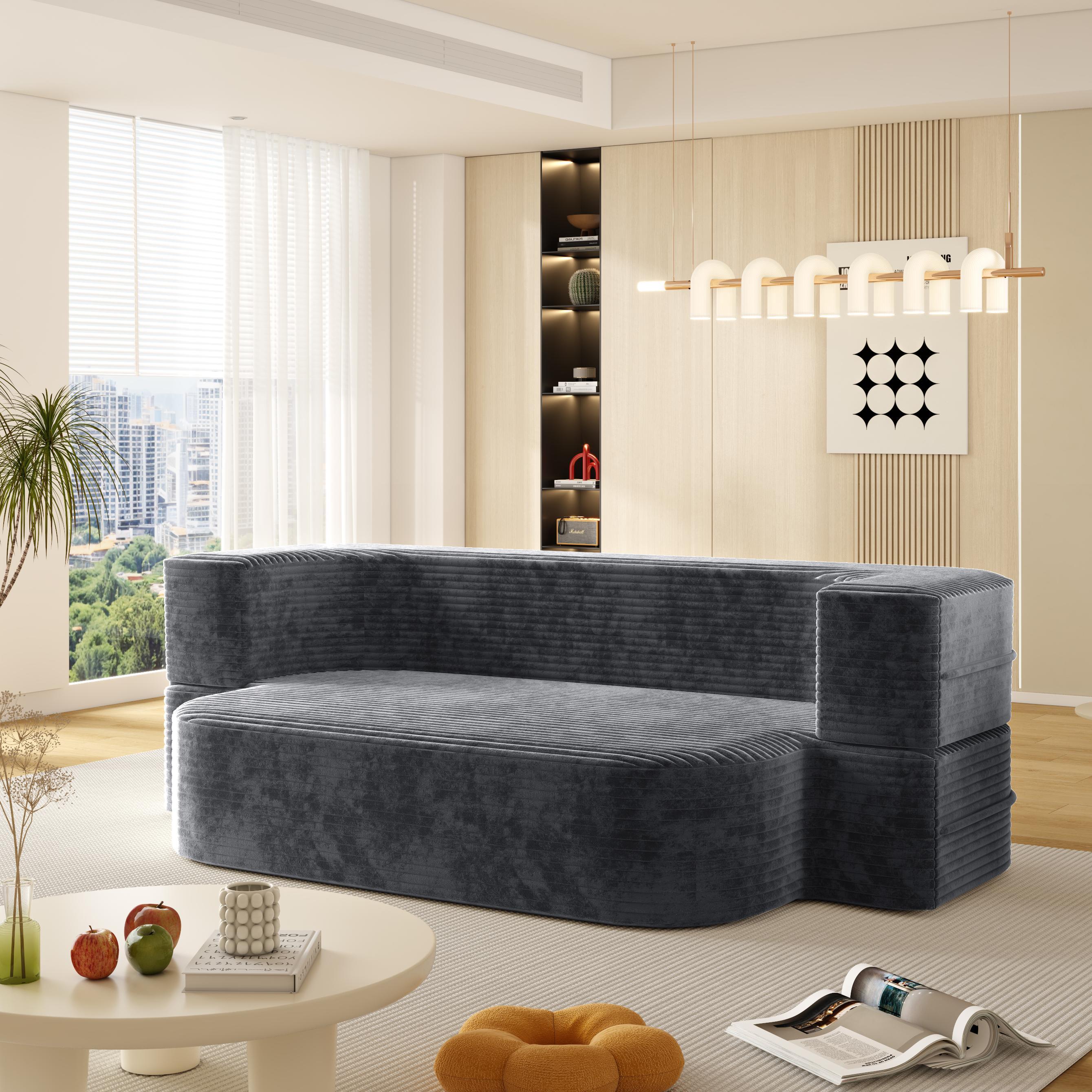 78.7 ' W 2-in-1 Foldable Sofa Bed