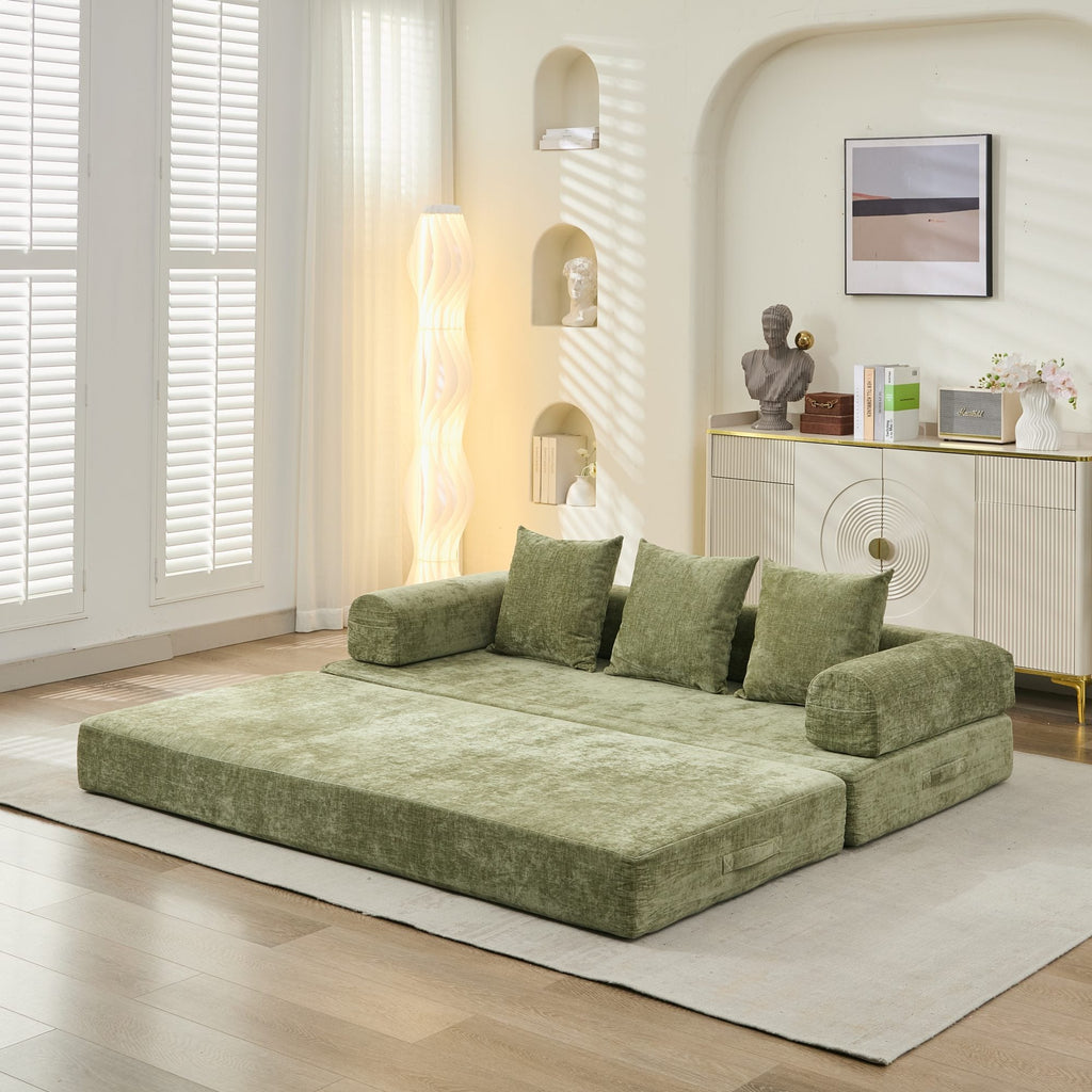 Comfy Convertible Folding Mattress Sofa Bed