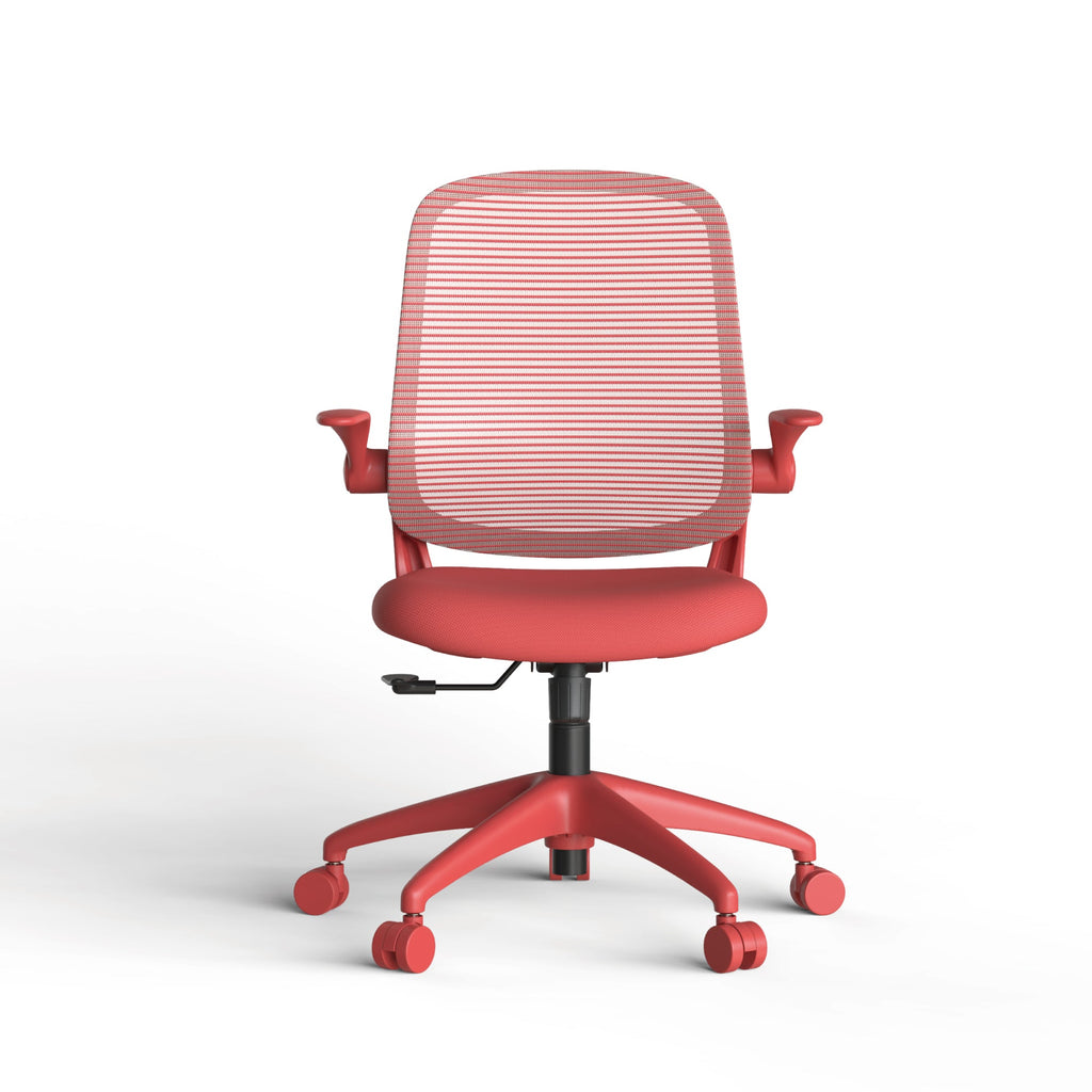 Colorful Ergonomic Office Chair with Flip-Up Armrests