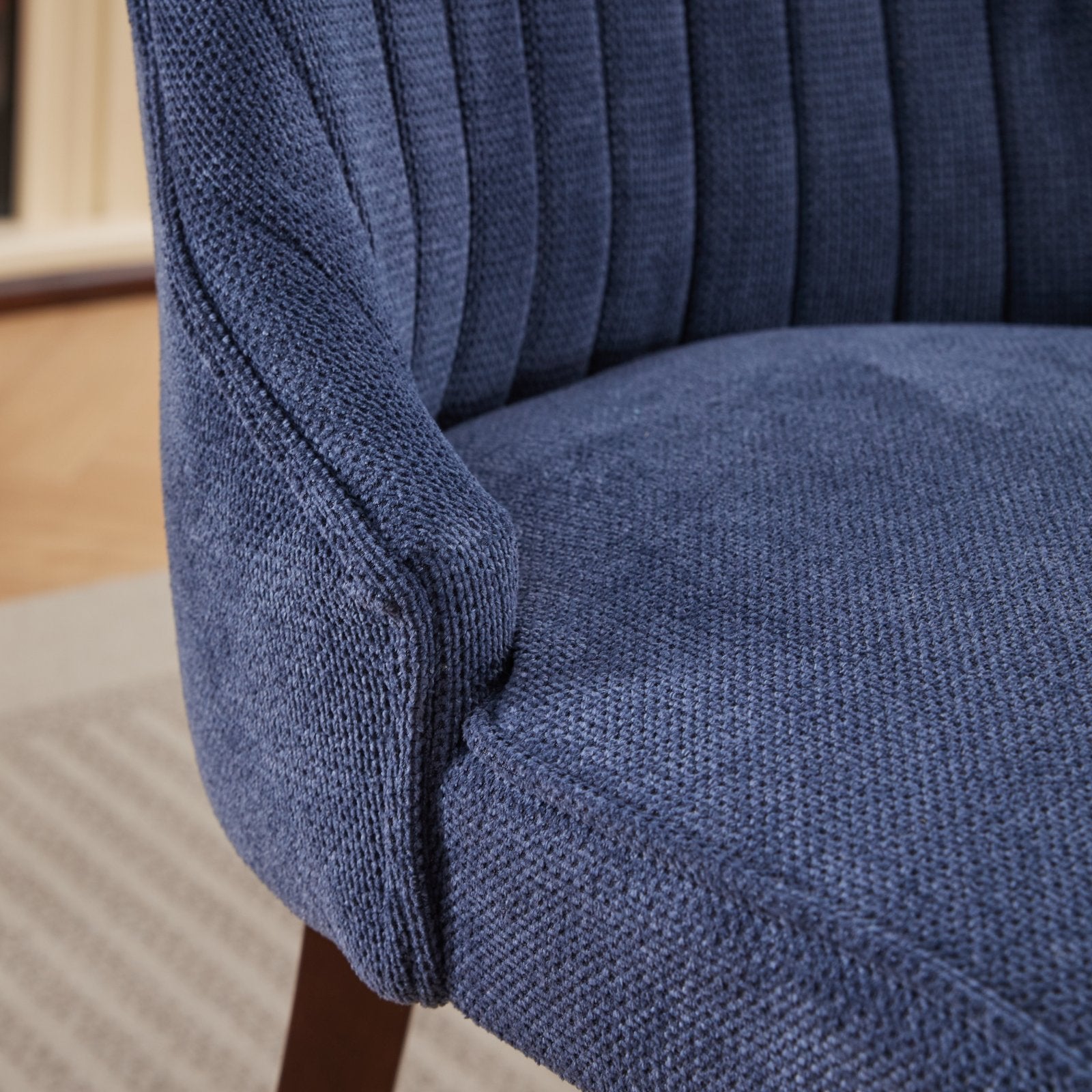 Rayon Cloth Flocking Velvet/Linen Dining Chairs (Set of 2)