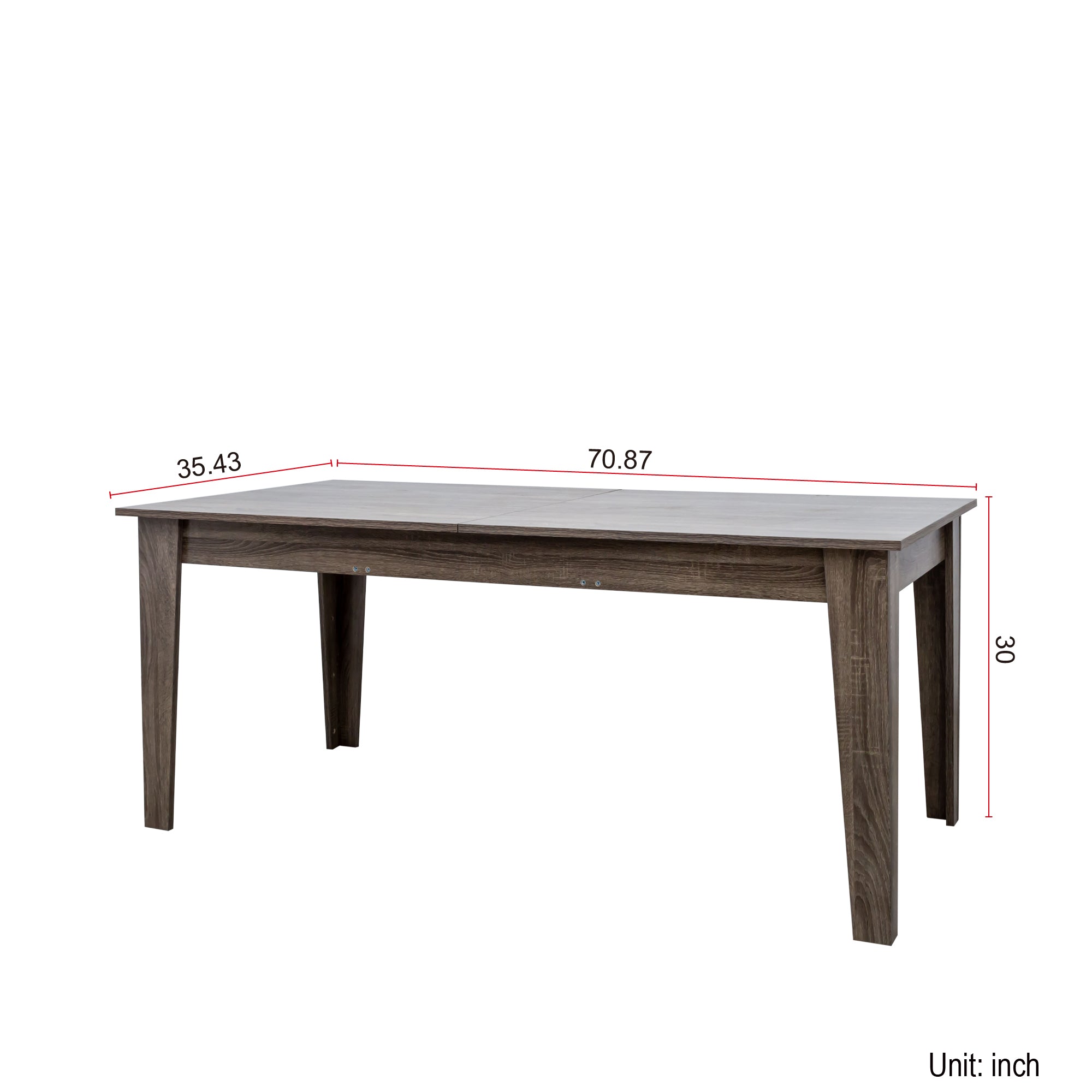 106.3in  Large Extendable Dining Table