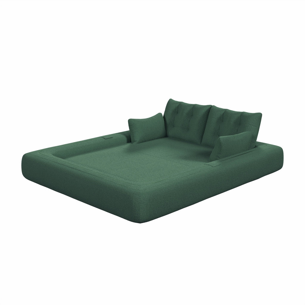78.7 ' Multi-Functional Teddy Foldable Sofa Bed