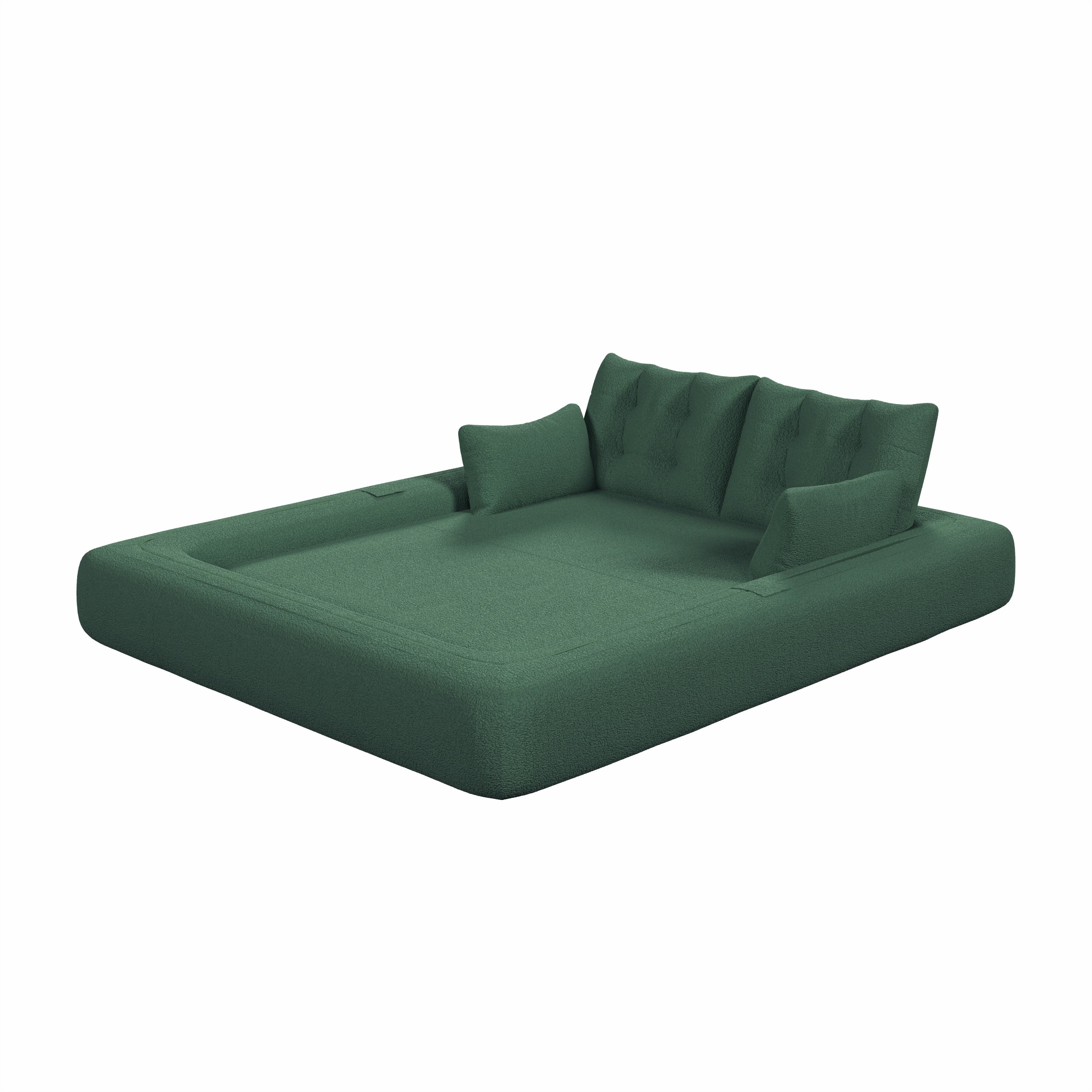 78.7 ' Multi-Functional Teddy Foldable Sofa Bed