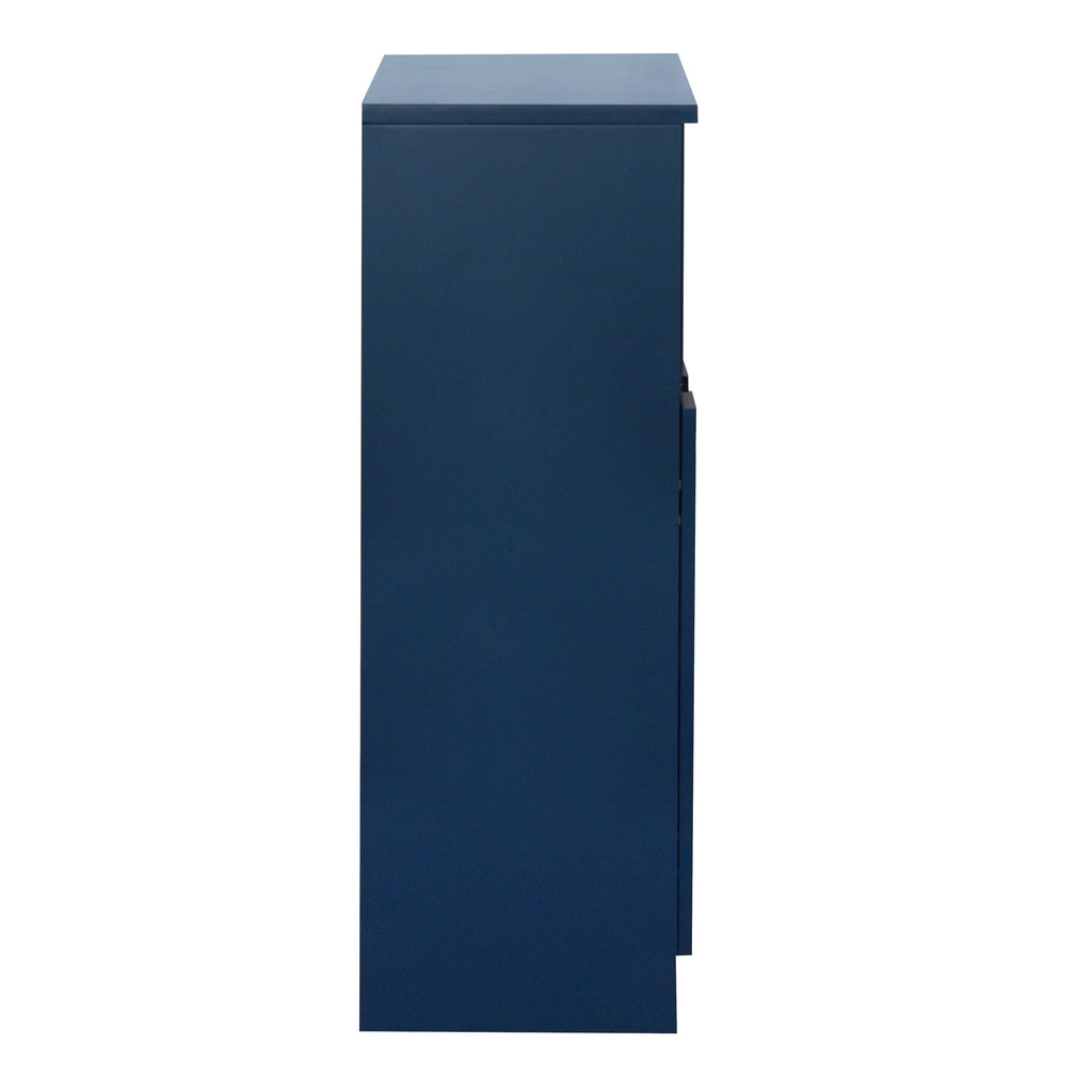 MDF Painted Cabinet with Glass Doors