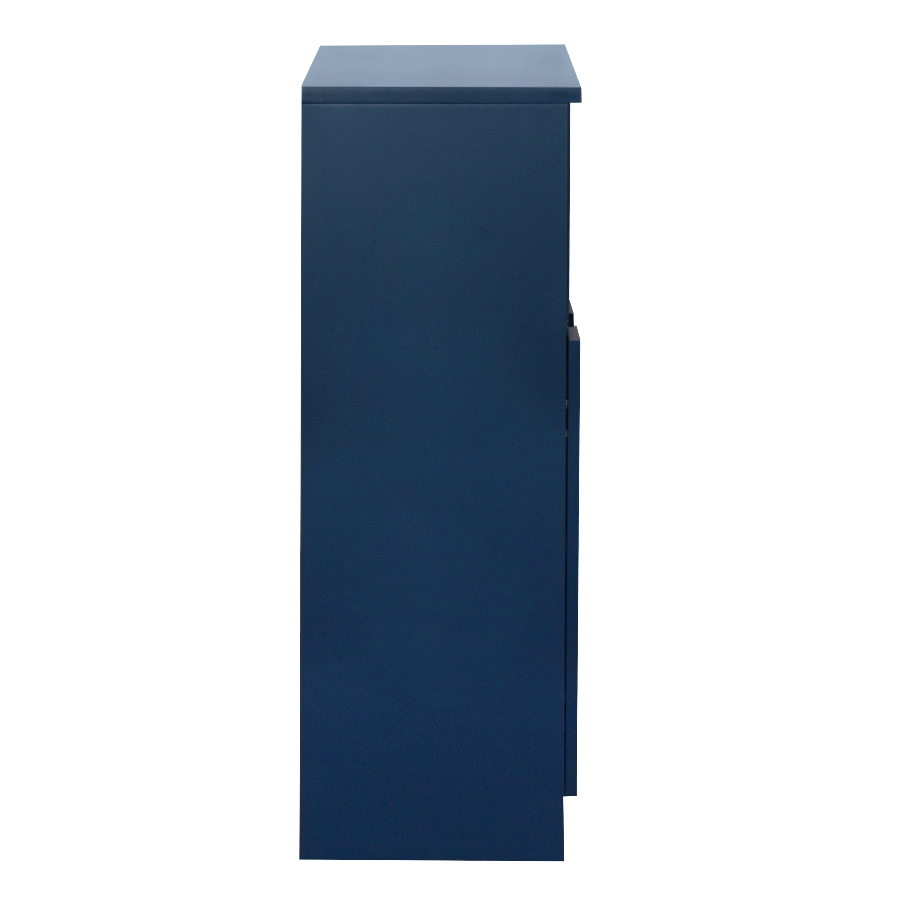 MDF Painted Cabinet with Glass Doors