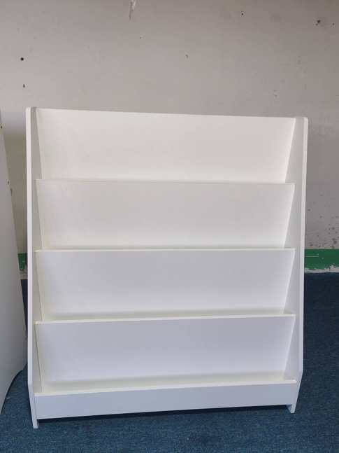 4-Tier MDF Toddler Book Display Shelves Kids Bookshelf