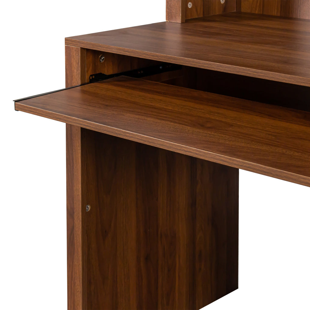 Home Office Computer Desk with Hutch