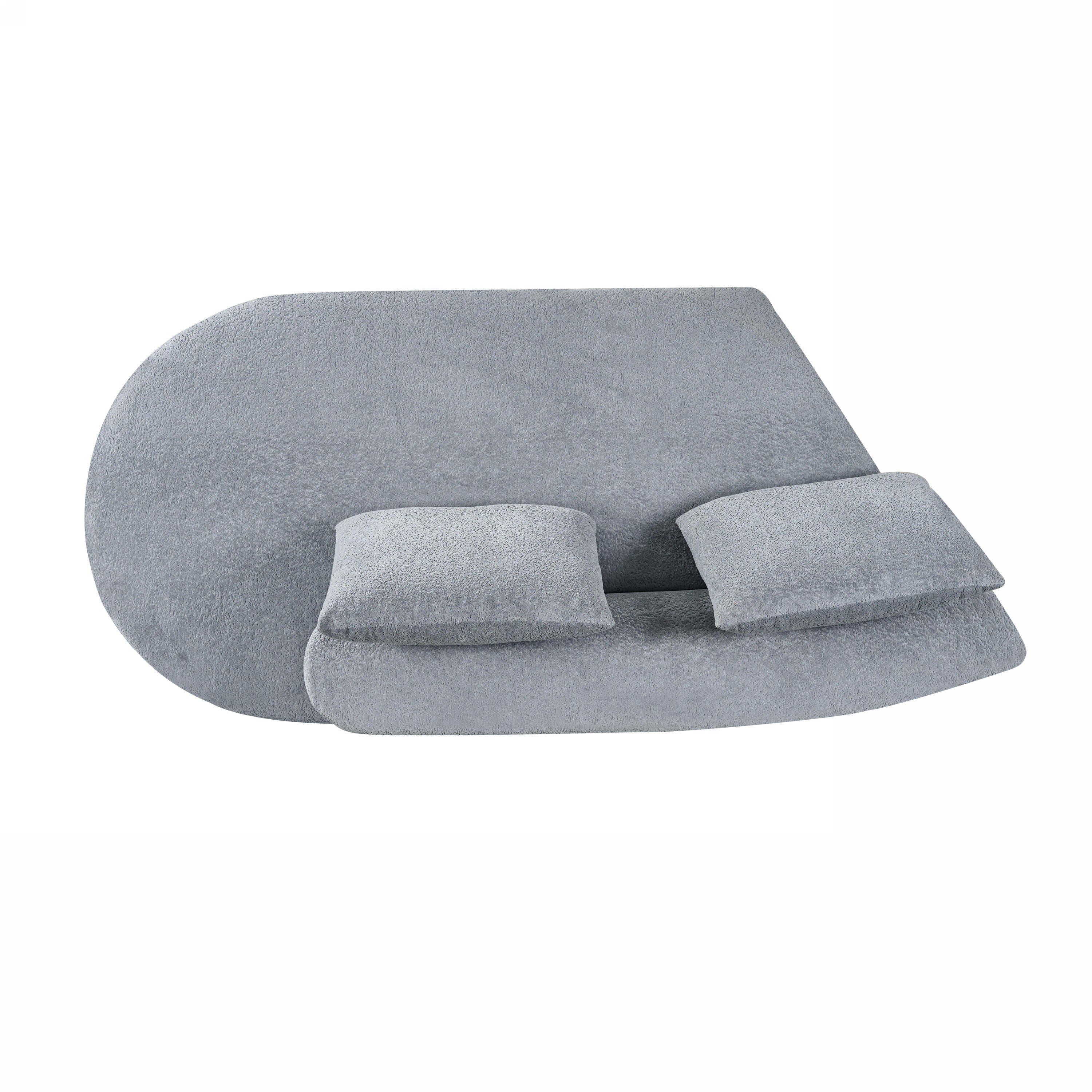 116' Modern Curved Sectional Sofa for Living Room