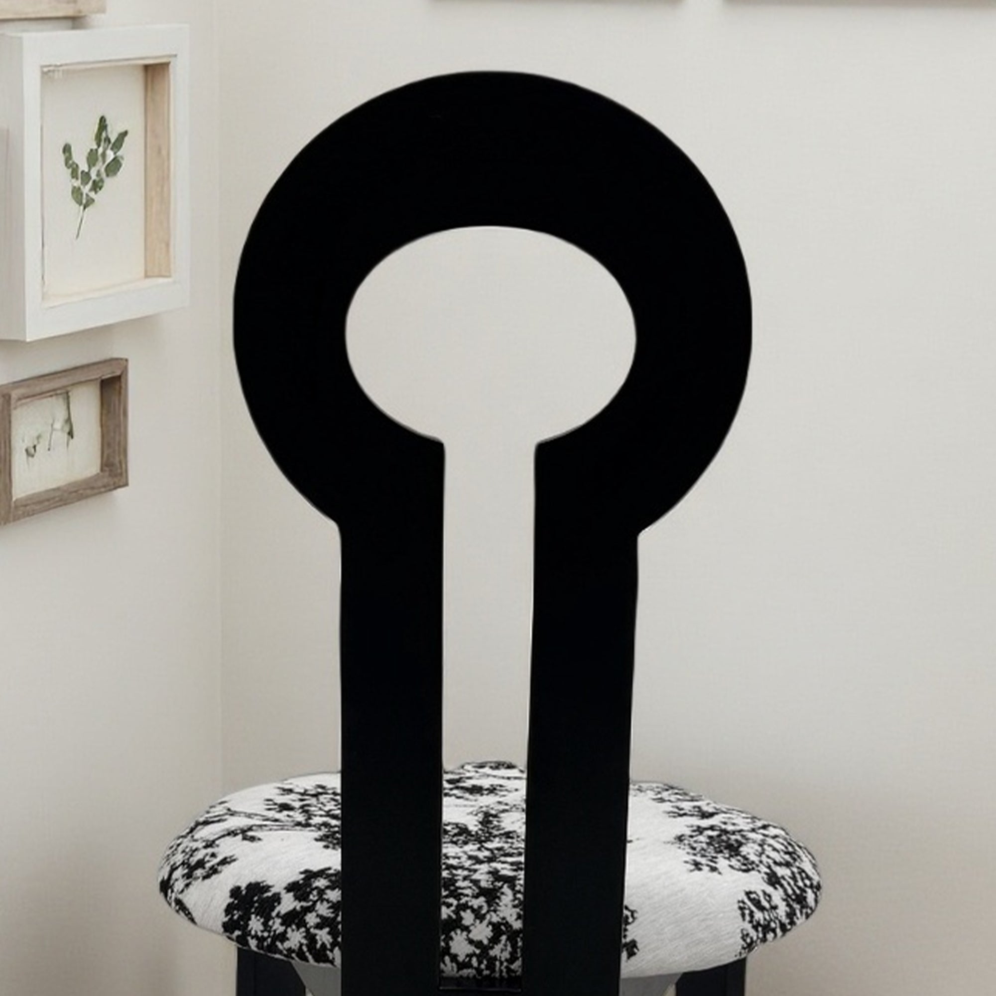 Key-Design Linen Upholstered Dining Chairs (Set of 2)
