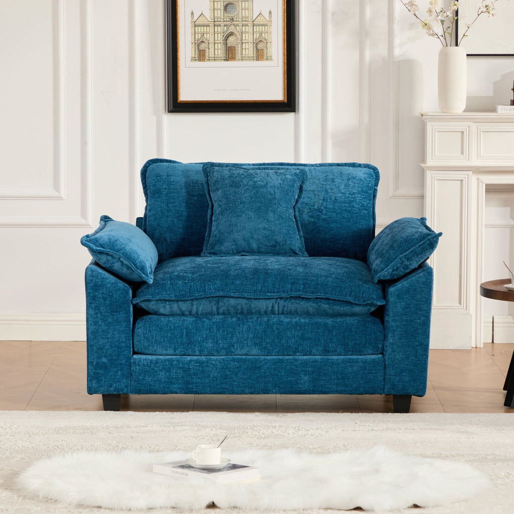 Modern Sectional Cloud Sofa Single Seat (Ottoman is Not Included)