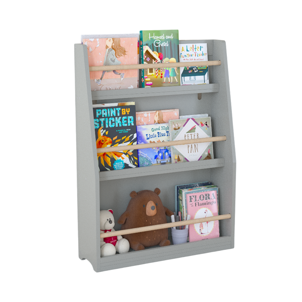 3 Tier Montessori Kids Book Display Rack