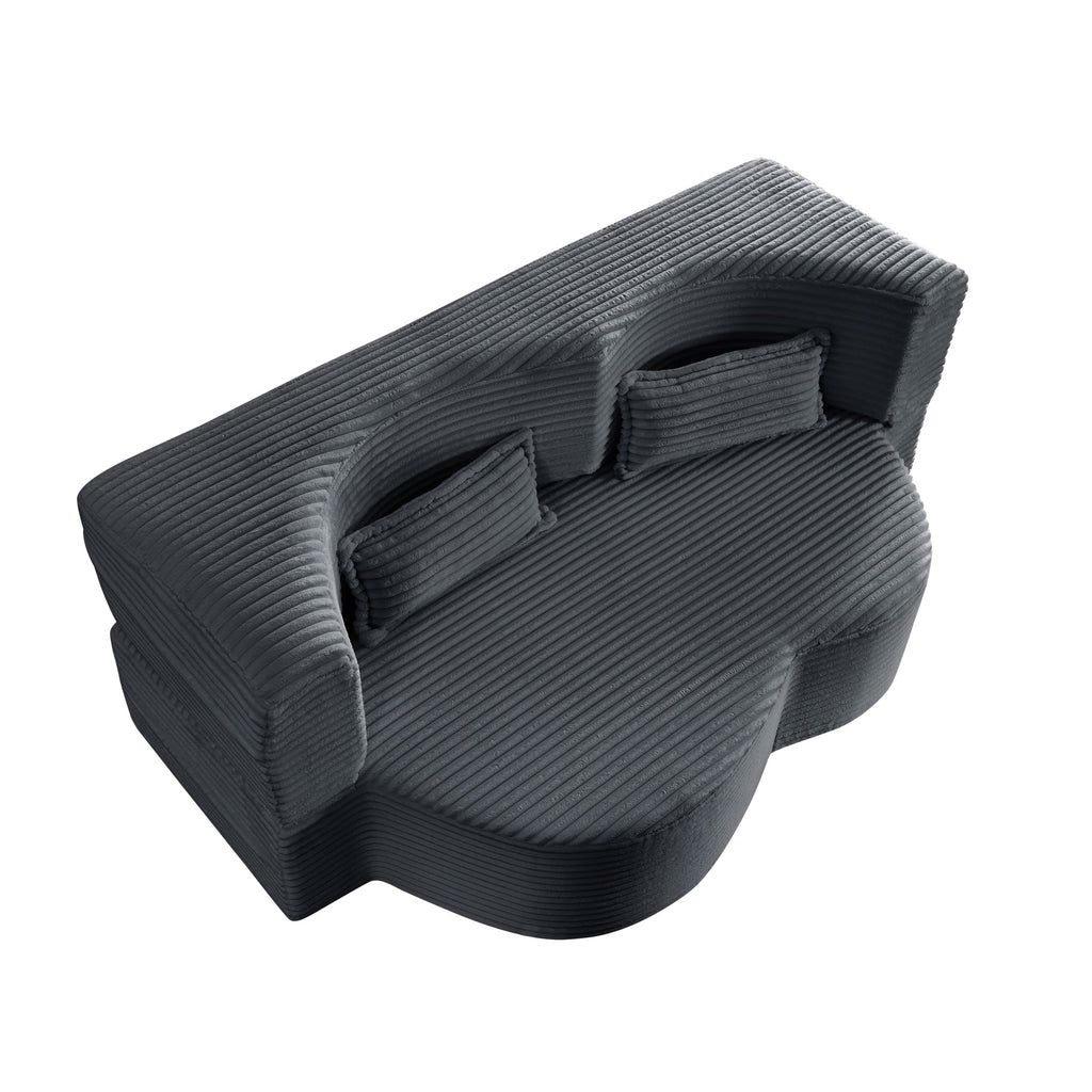 Full Size Convertible Floor Sleeper Sofa Bed