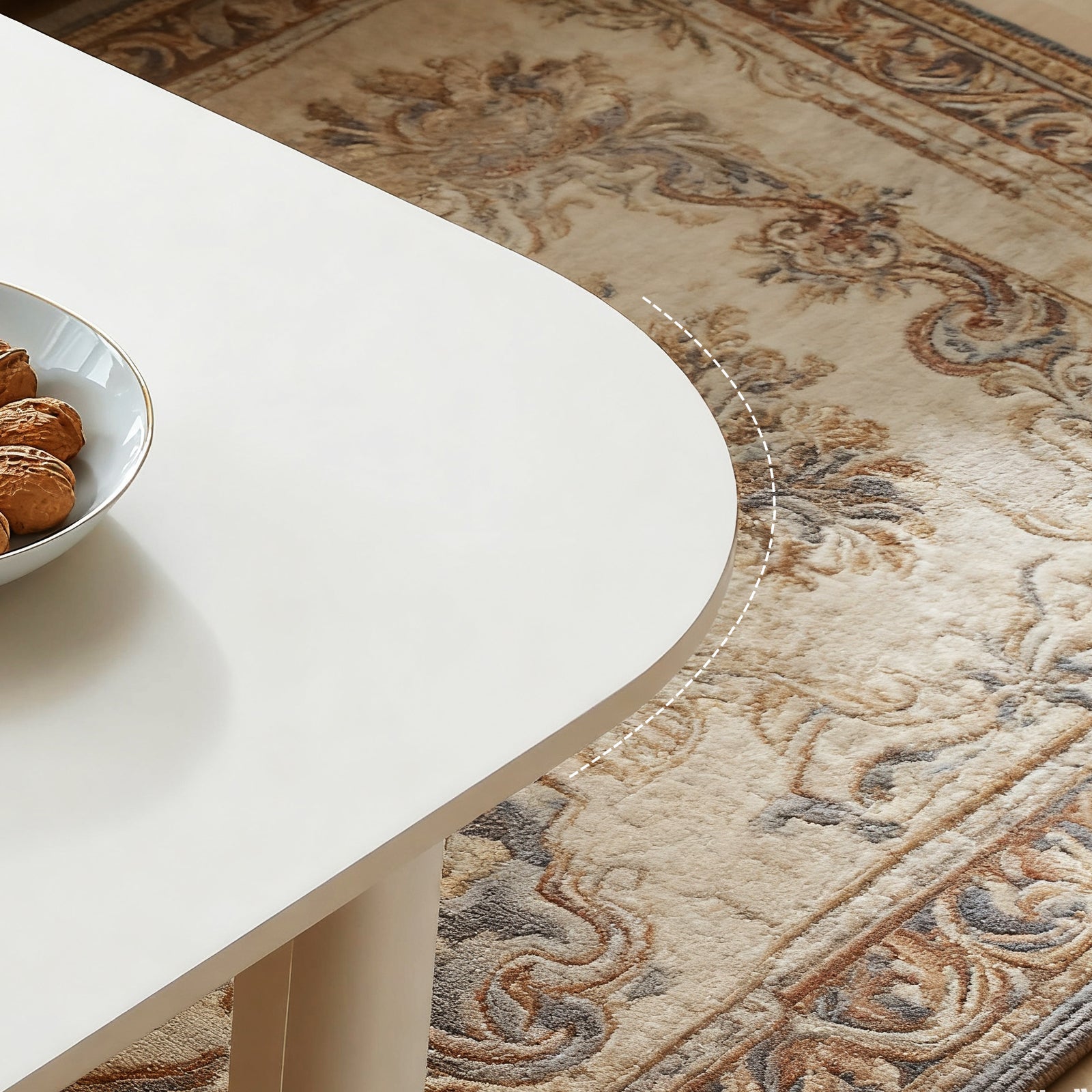 35.43' L-Shape Modern Coffee Table