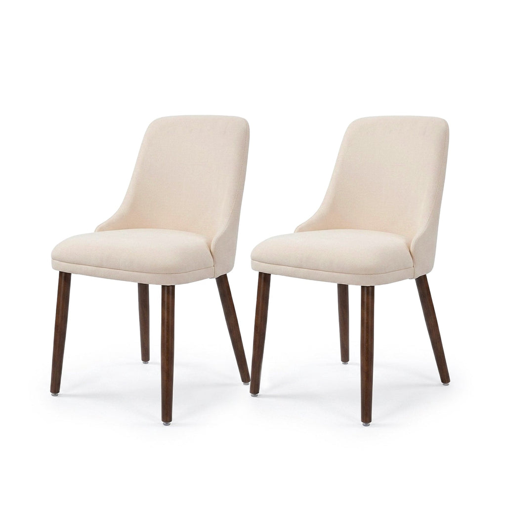 Firmoz Modern Soft Chenille Upholstered Side Chair Dining Chairs