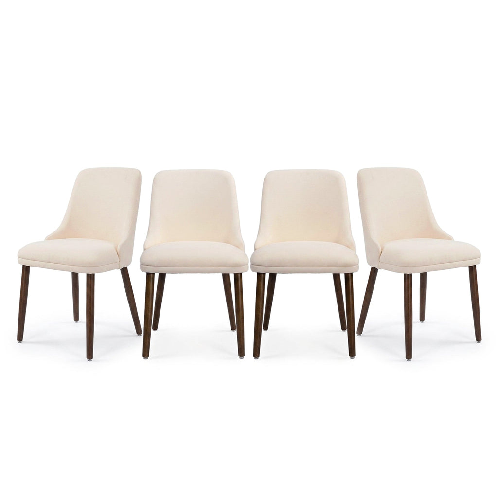 Firmoz Modern Soft Chenille Upholstered Side Chair Dining Chairs