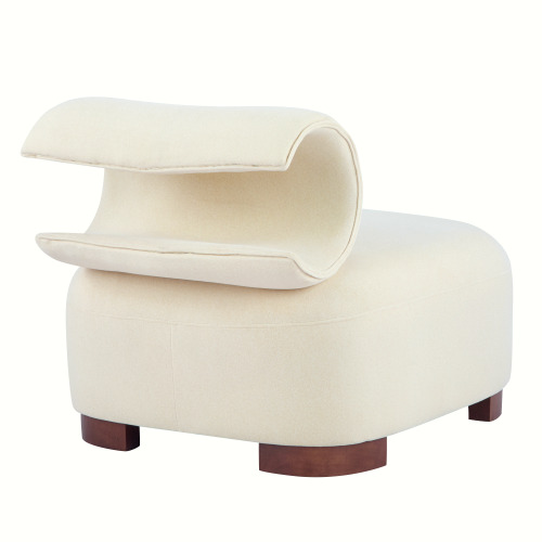 Pet-Friendly Modern Polyester Accent Chair for Living Room
