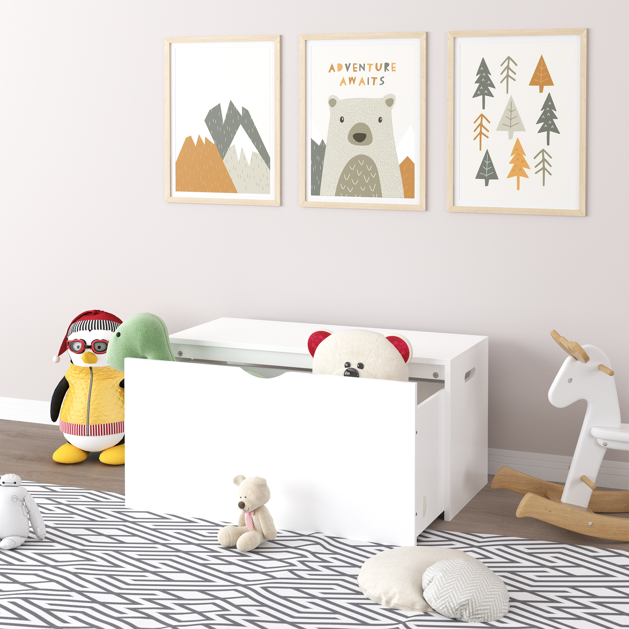 Kids Toy Storage Organizer with Rolling Drawer