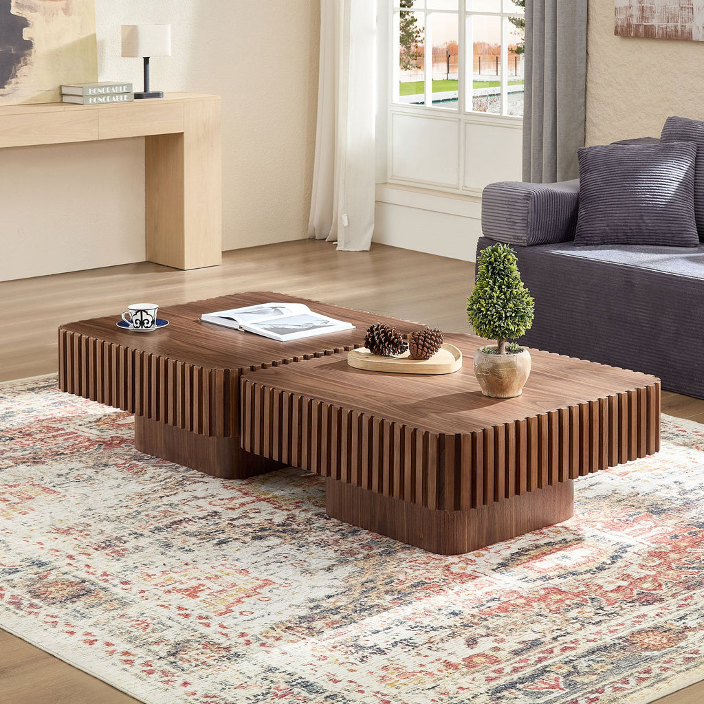 Modern MDF Woode Square Coffee Table