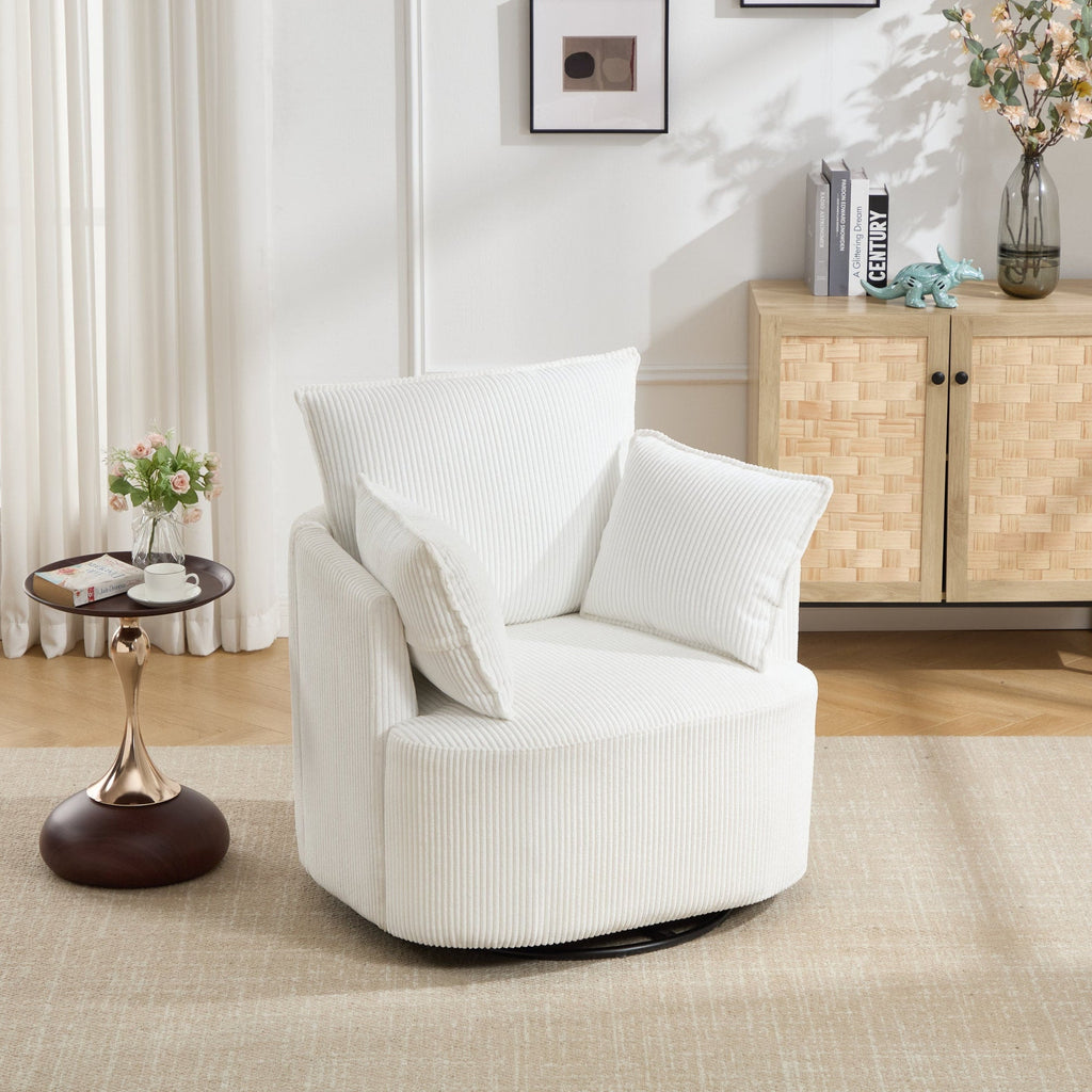 360° Smooth Swivel Living Chair