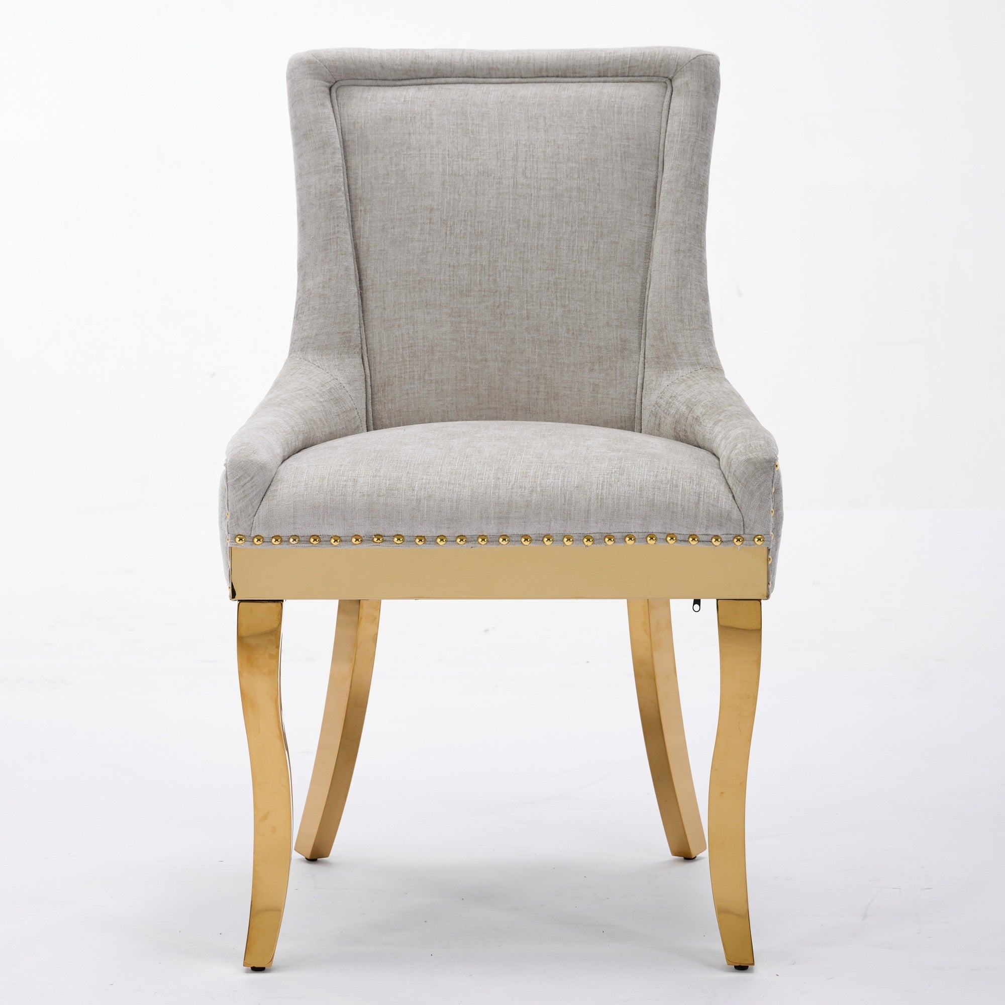 Modern Style Chenille Dining Chairs (Set of 2)