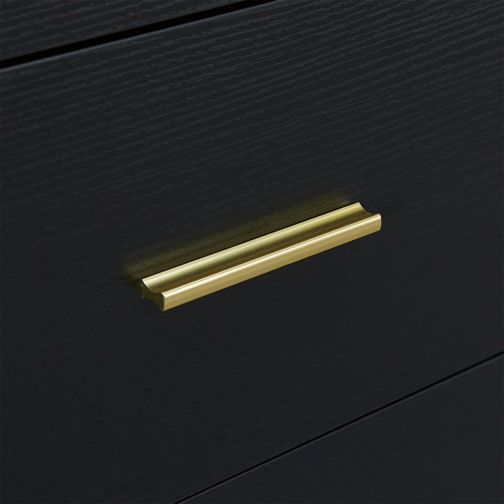 Modern Black 9-Drawer Dresser for Bedroom