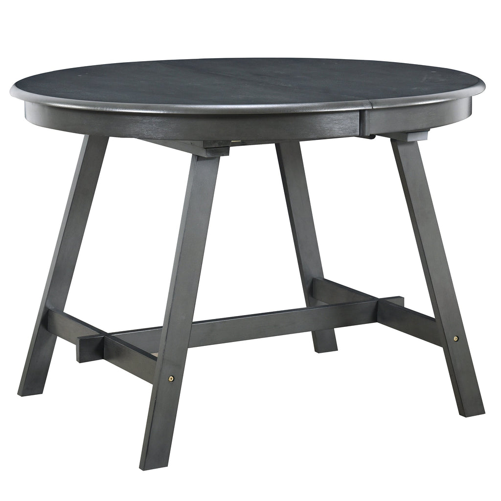 Modern Farmhouse 5-Piece Wood Dining Table Set