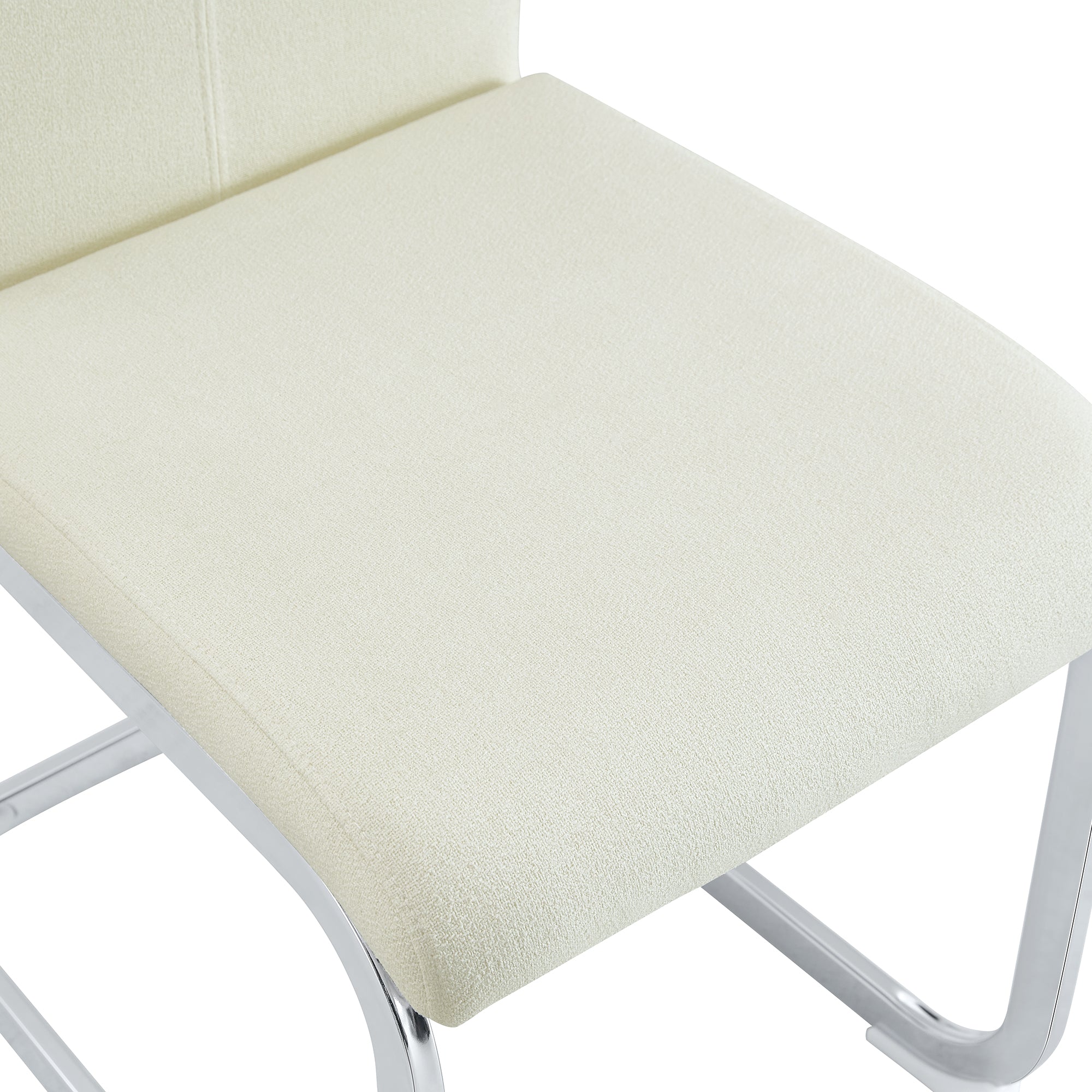 Luxury Style Grainy Fabric-like Dining Chairs (Set of 4)