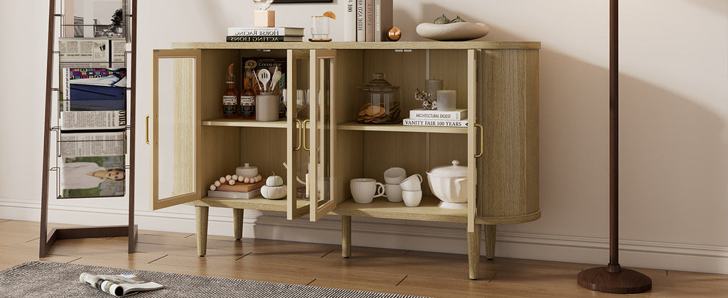 Farmhouse Sideboard Cabinet with Storage