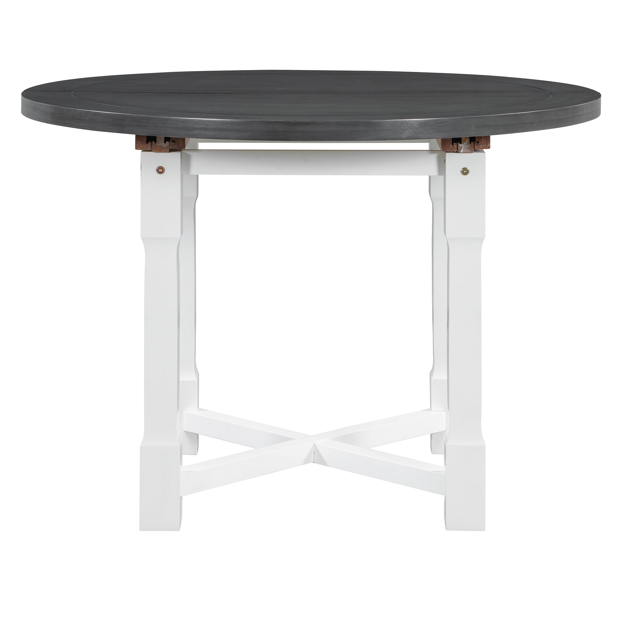 5-Piece Extendable Dining Table Set with Removable Leaf