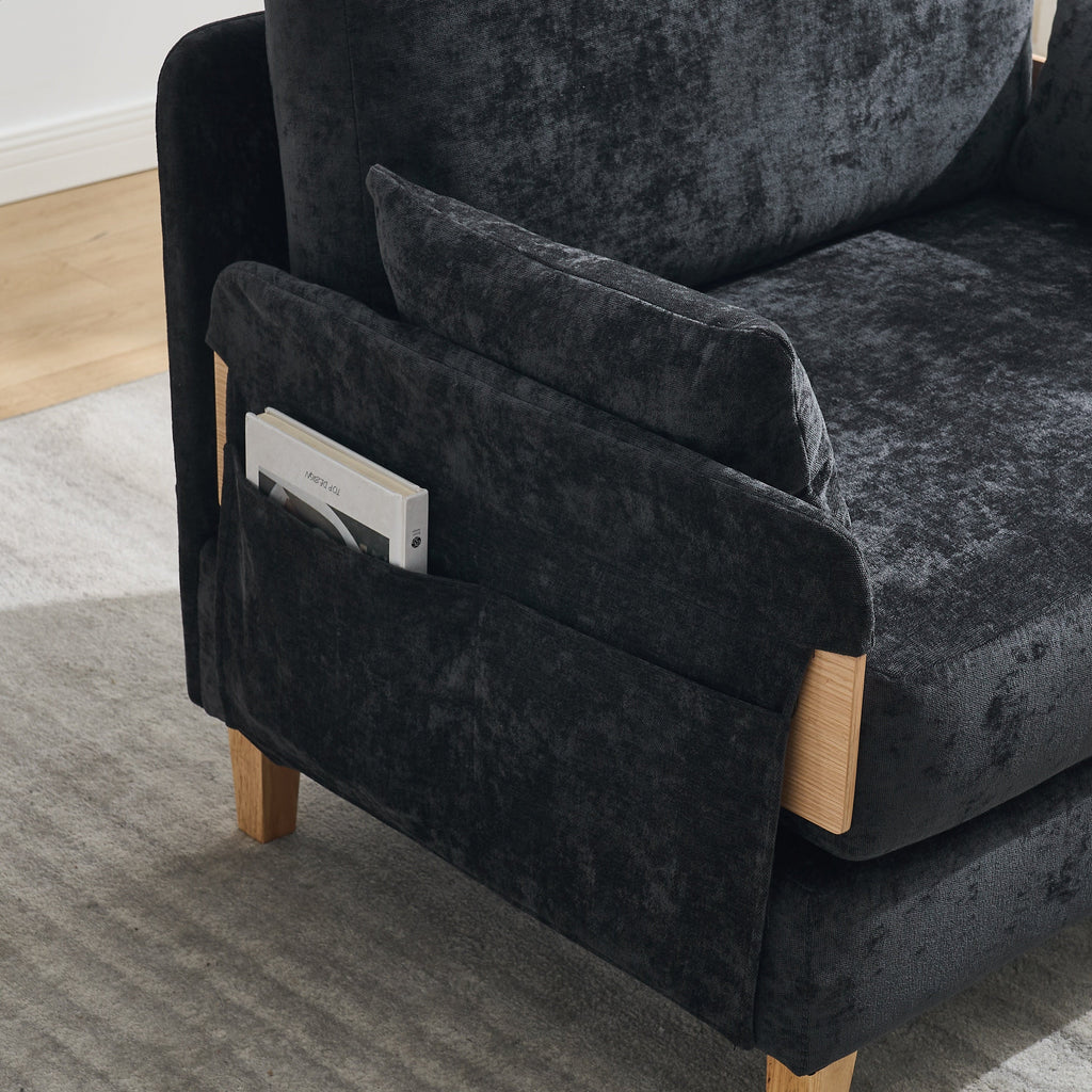 Mid-Century Modern Foldable Sofa Bed Recliner