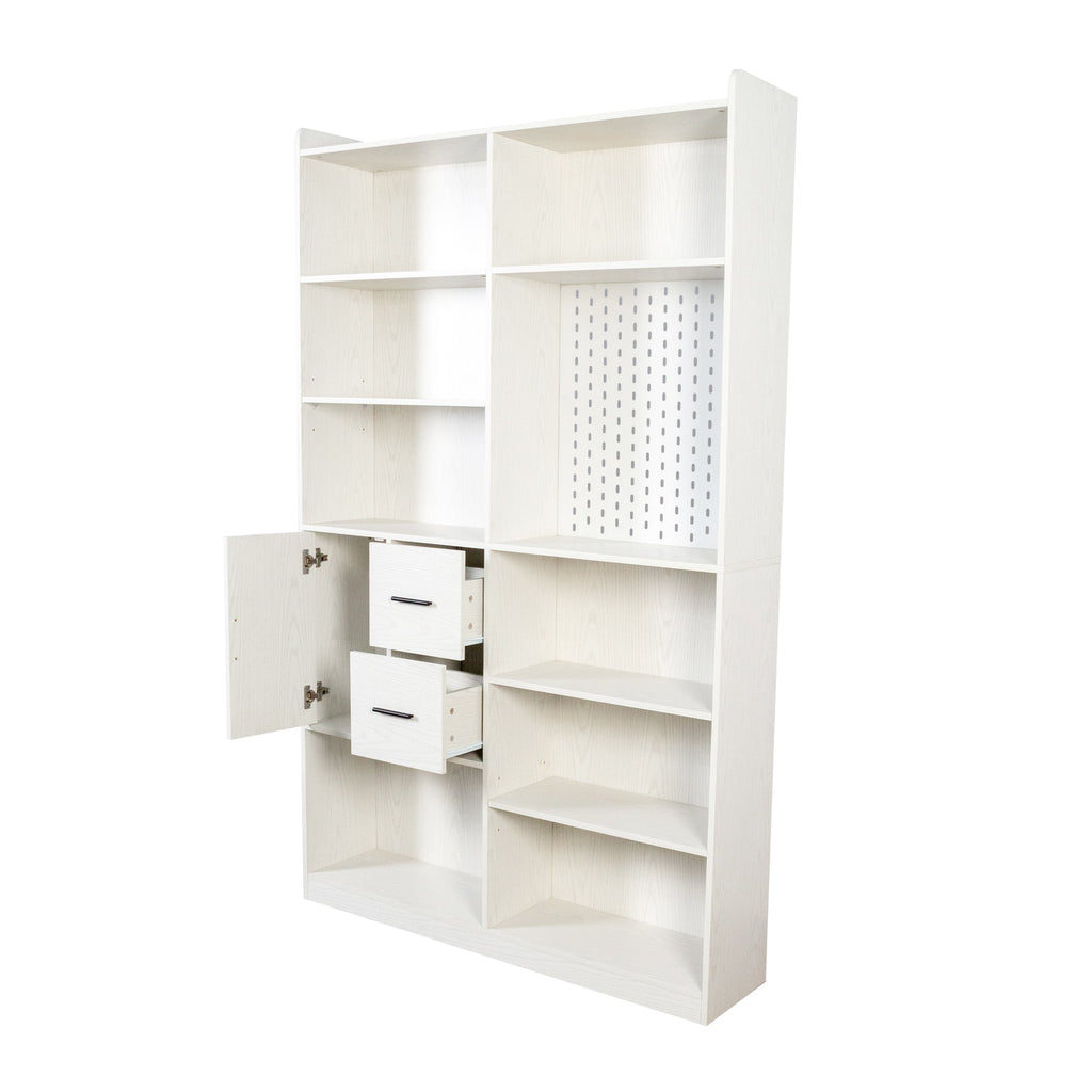 79" Tall Kitchen Pantry Cabinet with Pegboard