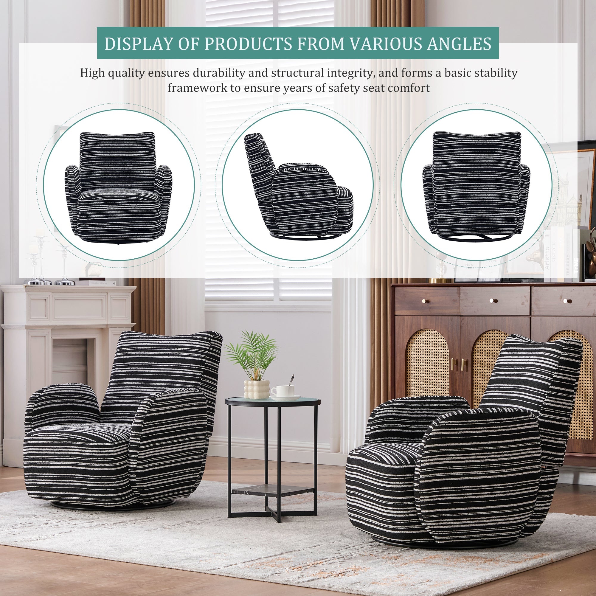Modern Style Swivel Leisure Chair
