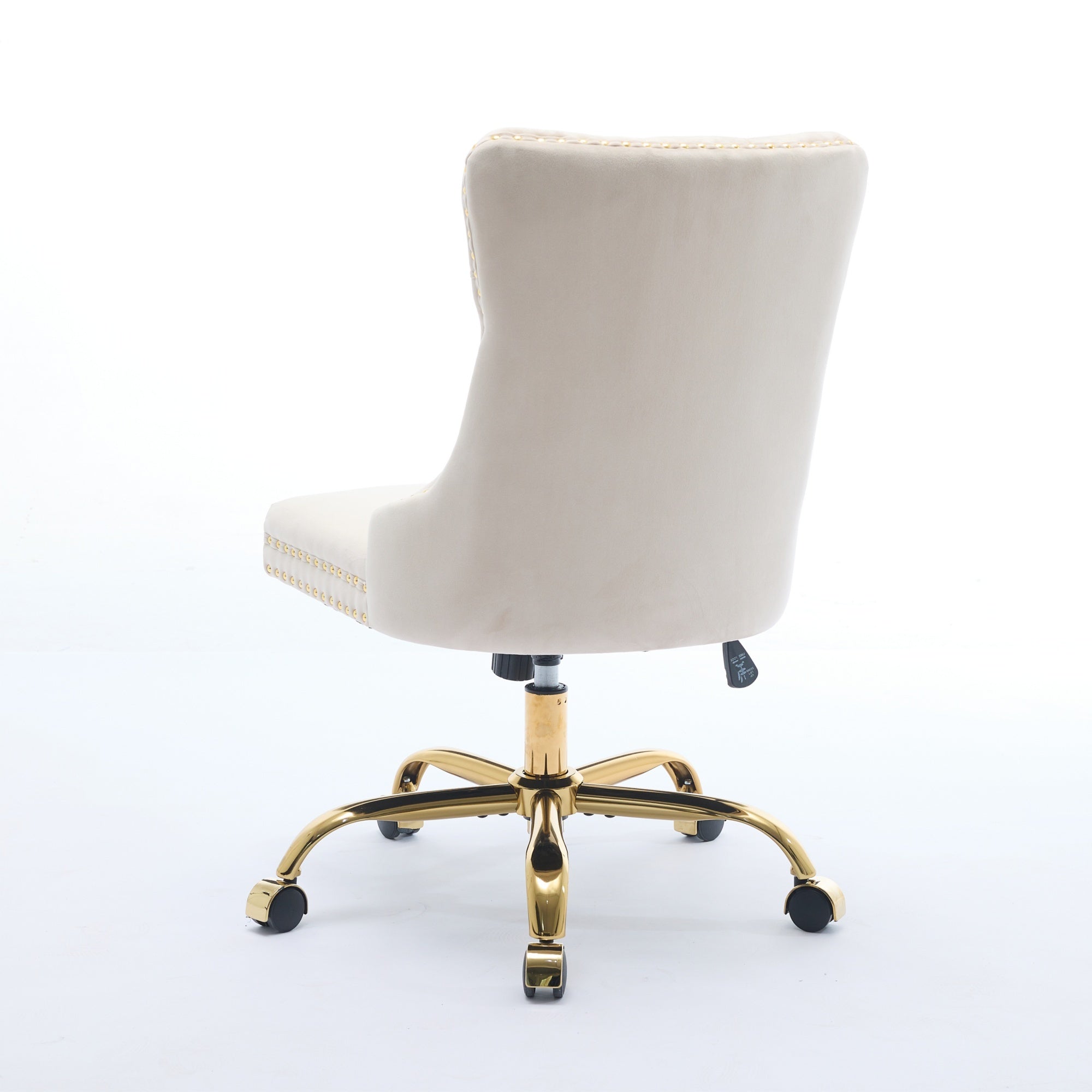 Modern Velvet Upholstered Tufted Button Home Office Chair