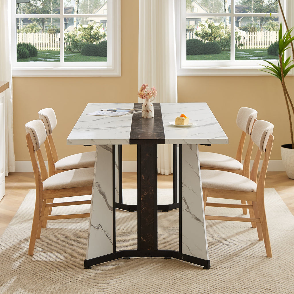 Rustic Rectangular Large Dining Table