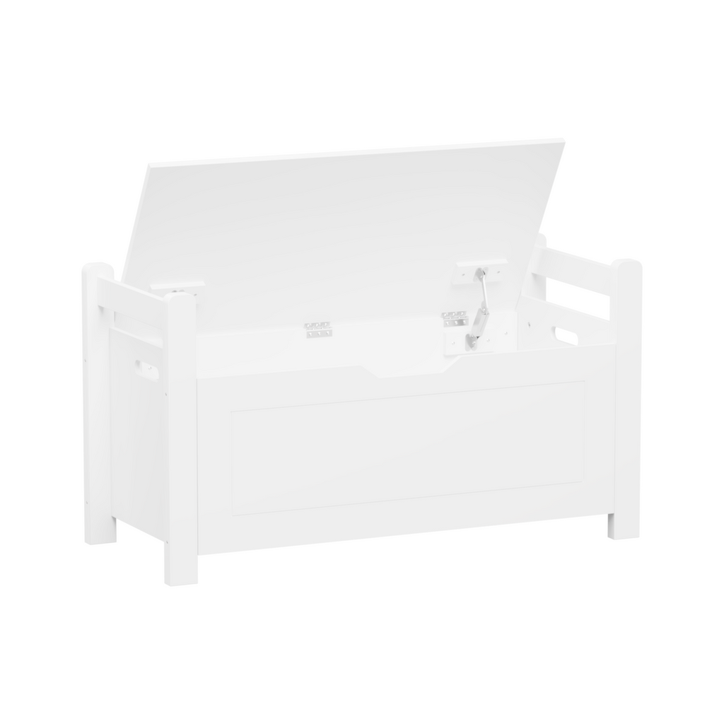 Kids Toy Box Chest Large Storage Cabinet with Cushion Seat