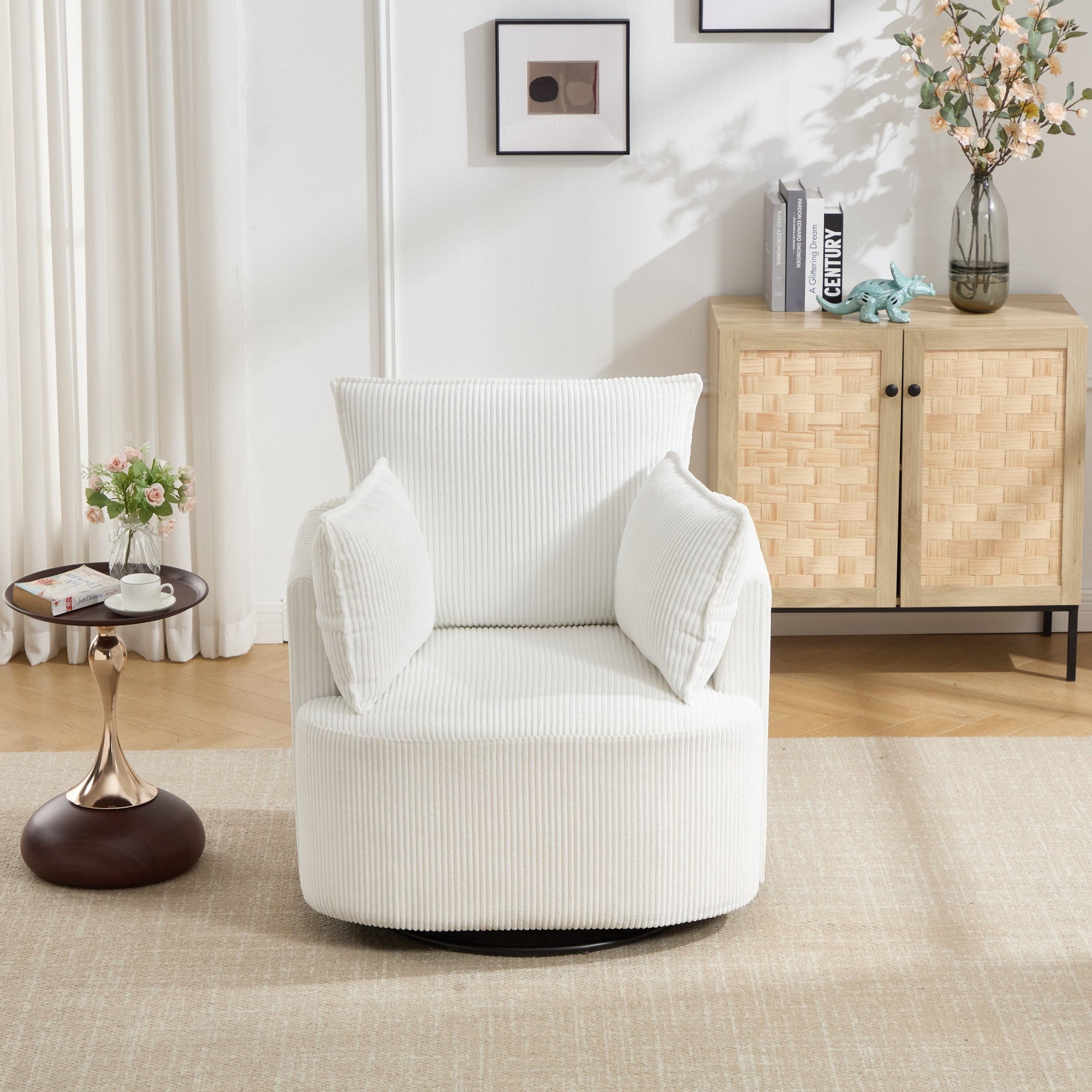 360° Smooth Swivel Living Chair