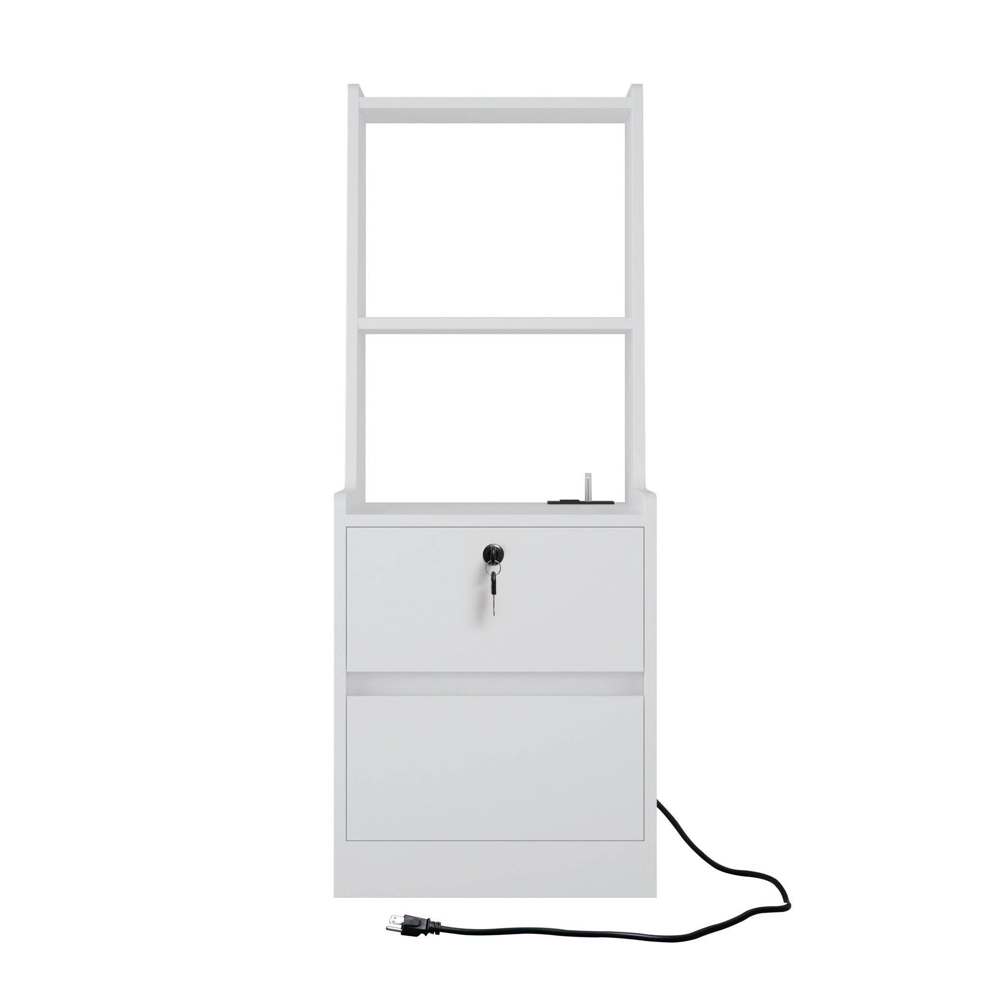 Modern Smart Nightstand with Charging Station