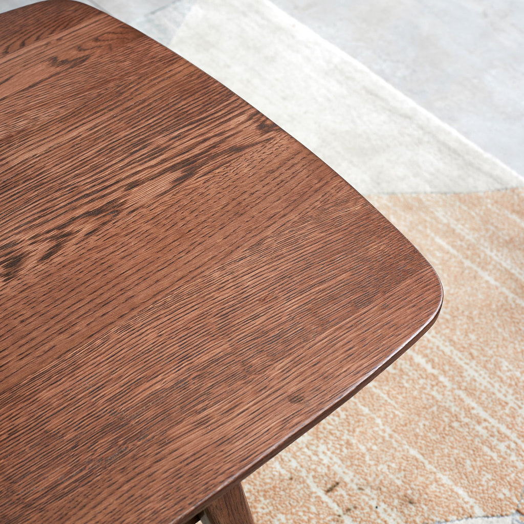 Natural Oak Coffee Table with Storage Shelf