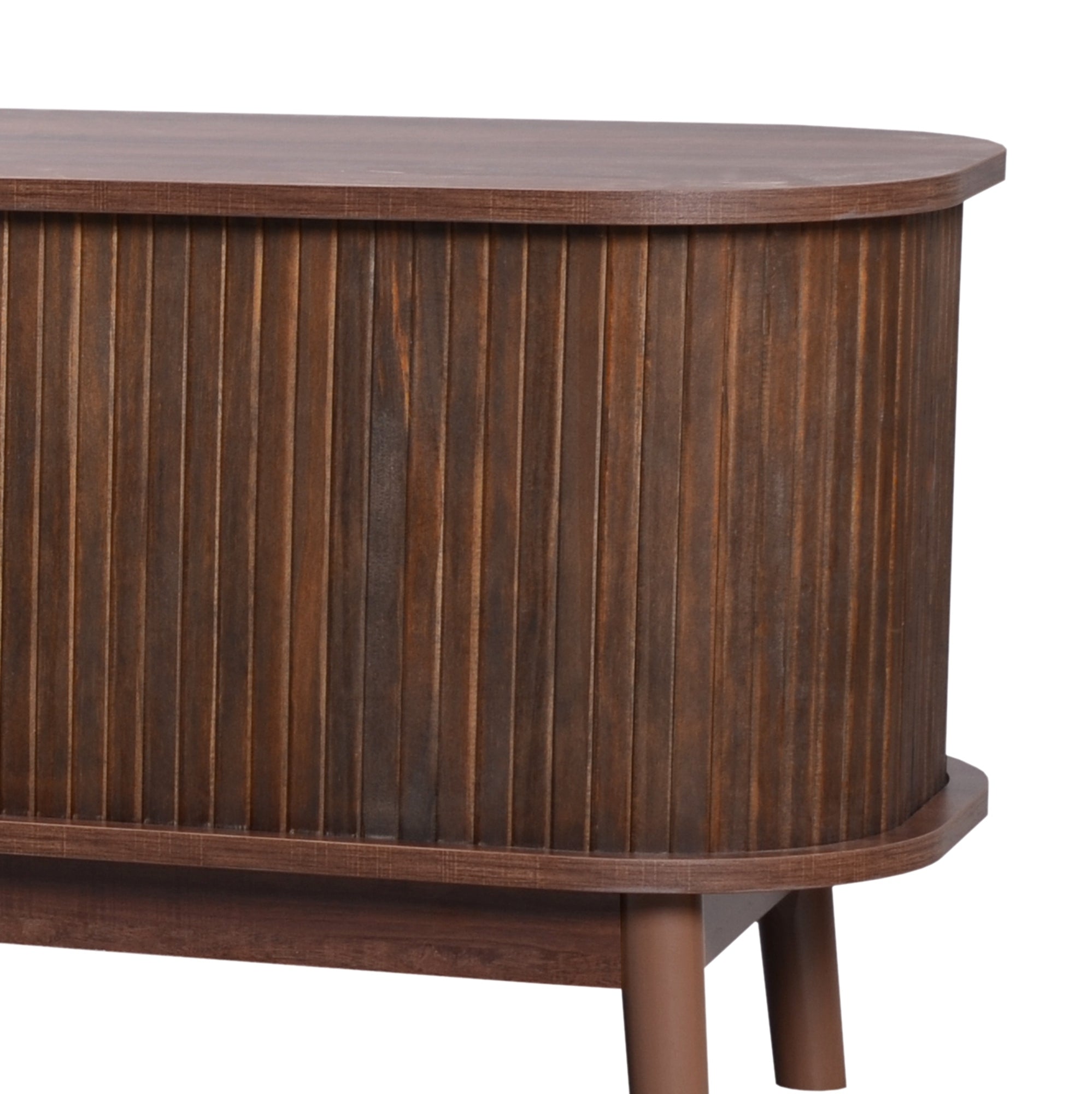Modern Farmhouse Rattan TV Stand  Up to 75''