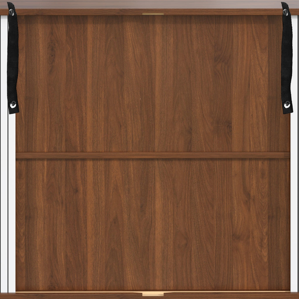 39" Fluted Liquor and Coffee Bar Cabinet with Wine Racks Glass Holders Storage
