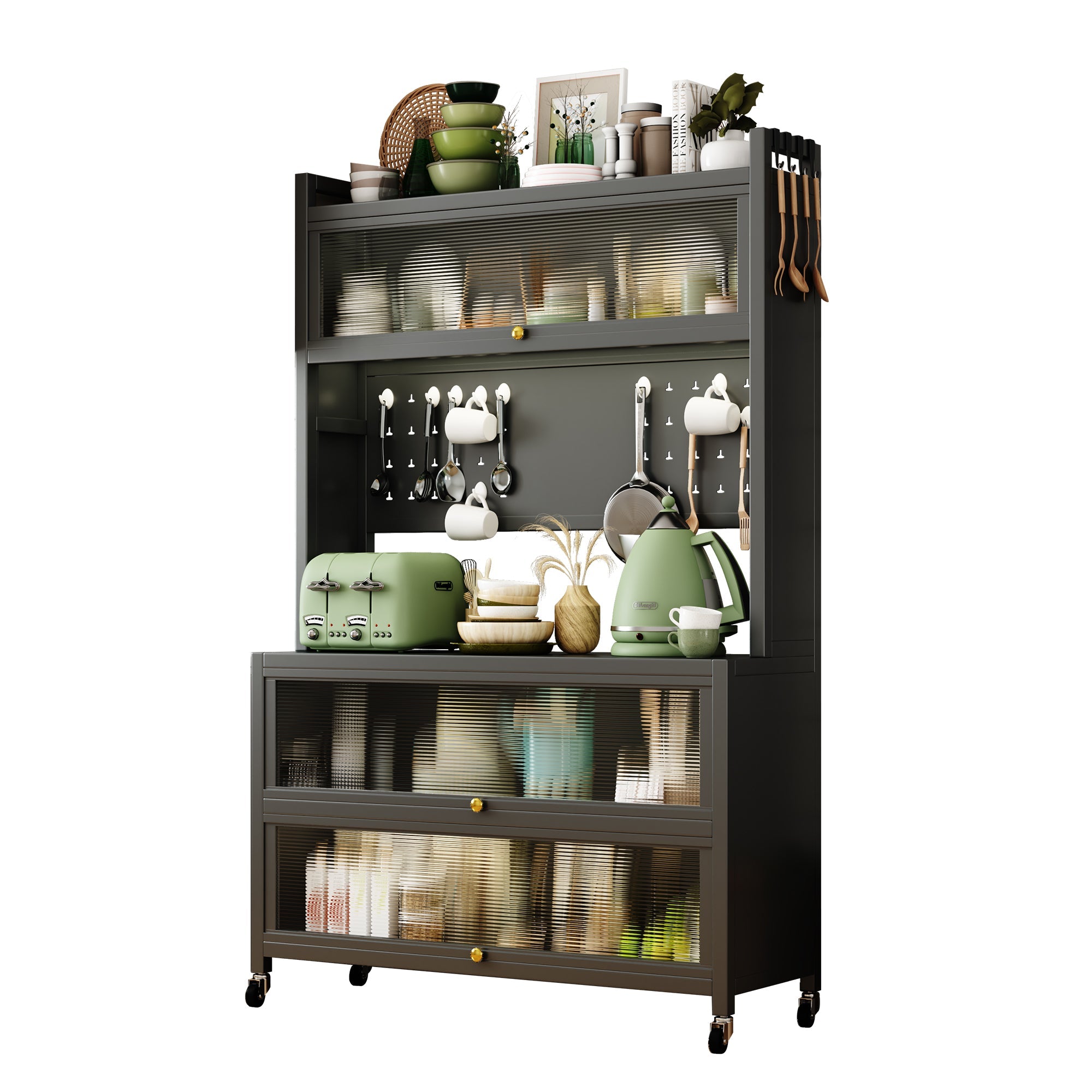 Metal Kitchen Storage Shelves