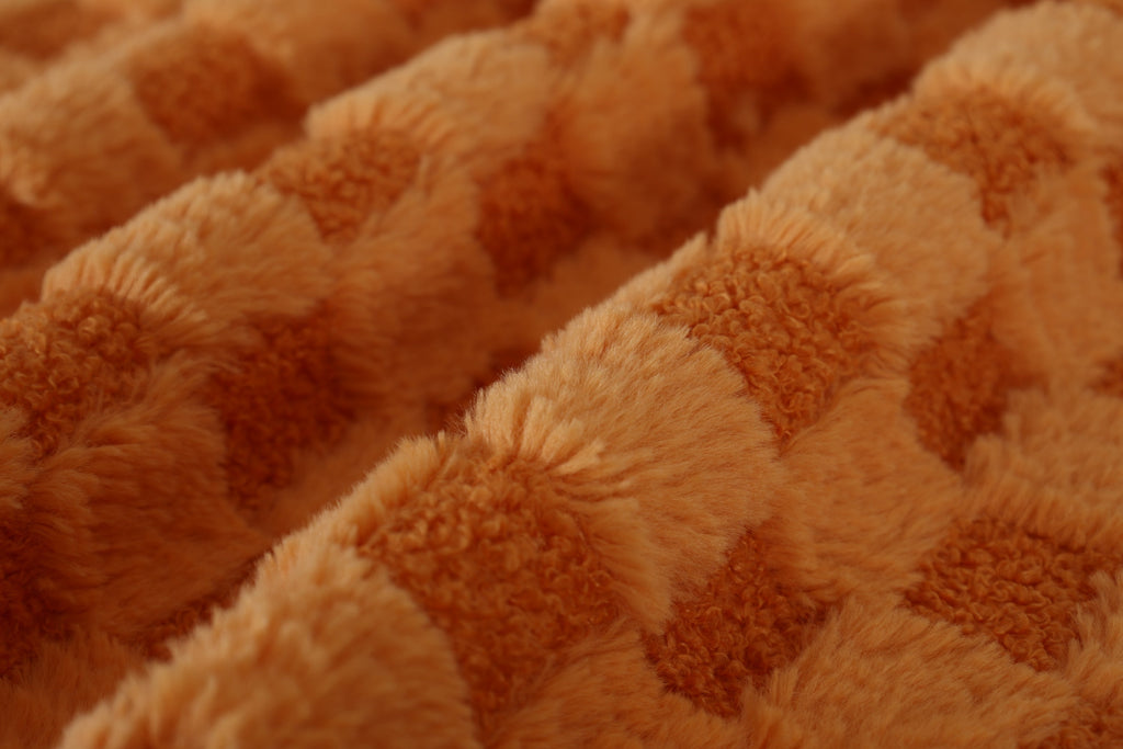 Classic Diamond Pattern Fabric Paired with Elegant Scroll Arms