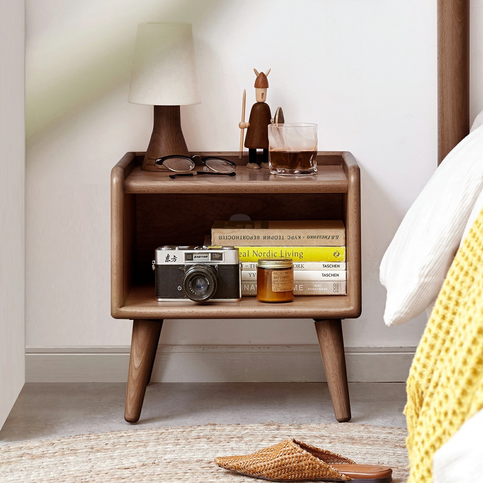Pure Solid Wood Bedside Cabinet