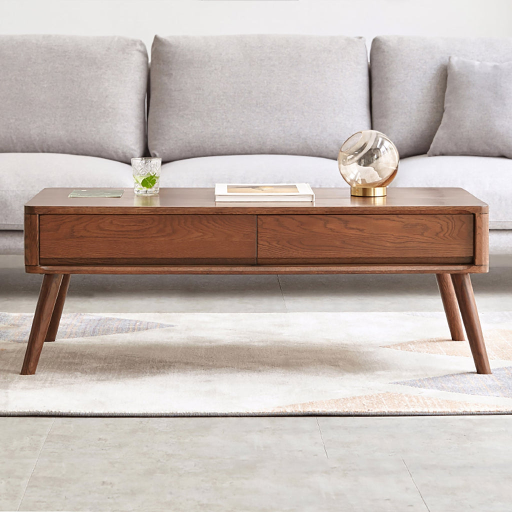 Elevating Desk Coffee Table with Storage Shelf