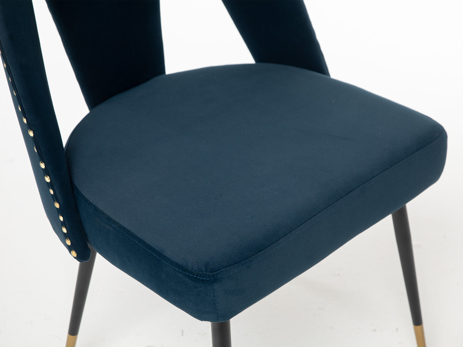Modern Velvet Upholstered Dining Chair (Set of 2)