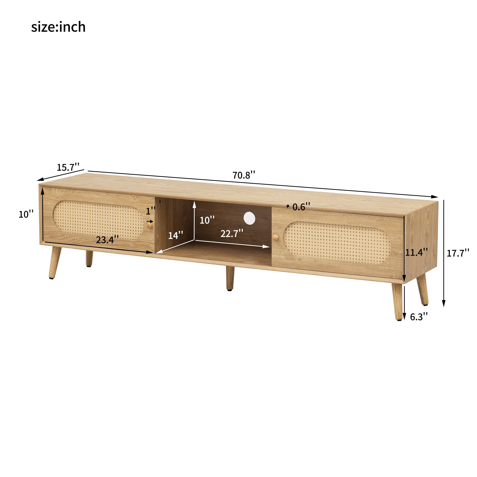 Modern Farmhouse Media Console
